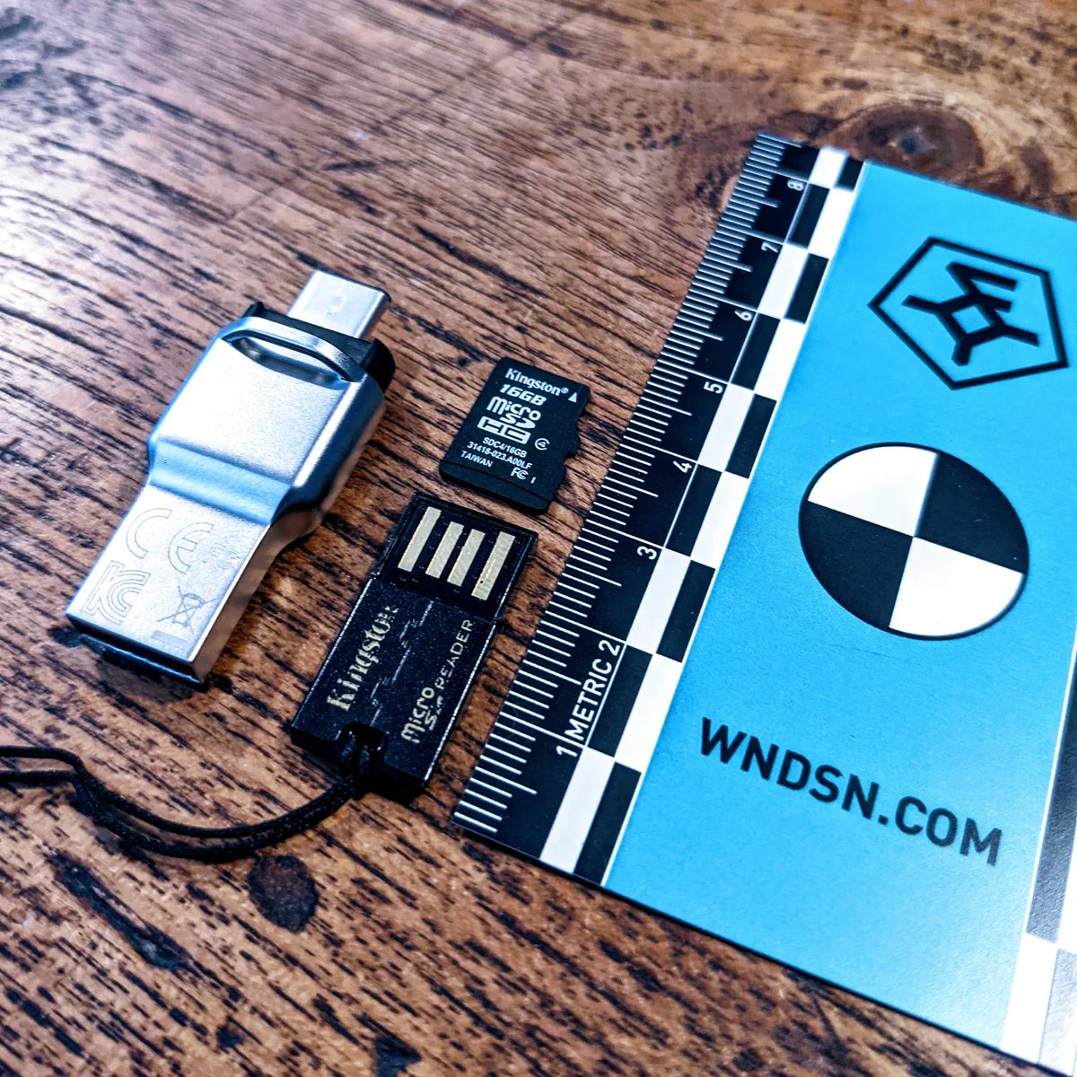 The Kingston MicroSD Card Reader