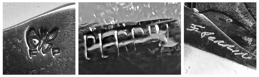 Perrin maker's marks over time